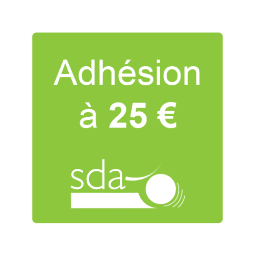 Adhésion à 25 euros SDA