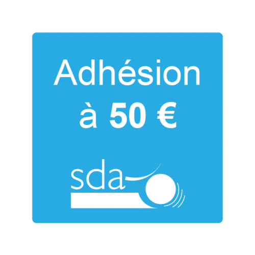 Adhésion à 50 euros SDA