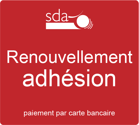 SDA - Renouvellement adhésion - Paiement par carte bancaire