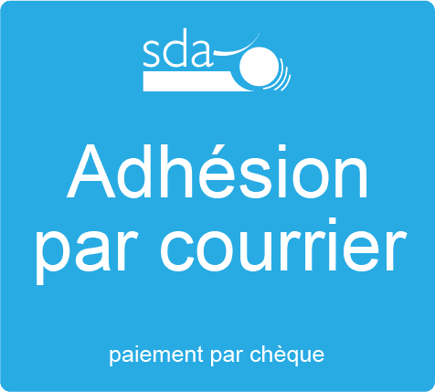 SDA - Adhésion par courrier - Paiement par chèque